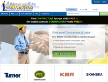 Tablet Screenshot of contactanycontractor.com